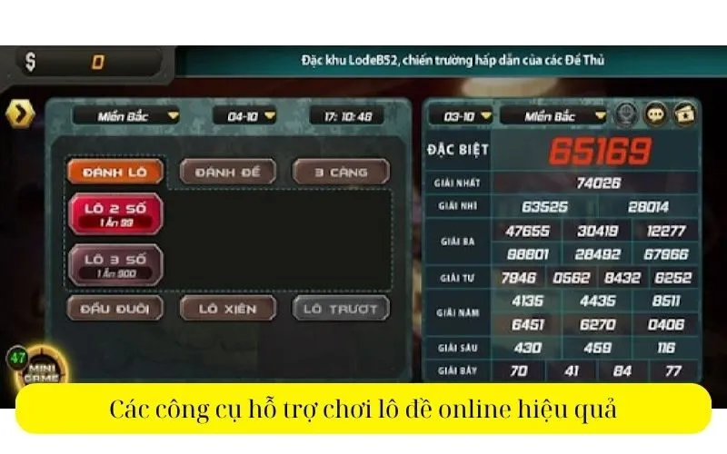 Các công cụ hỗ trợ chơi lô đề online hiệu quả