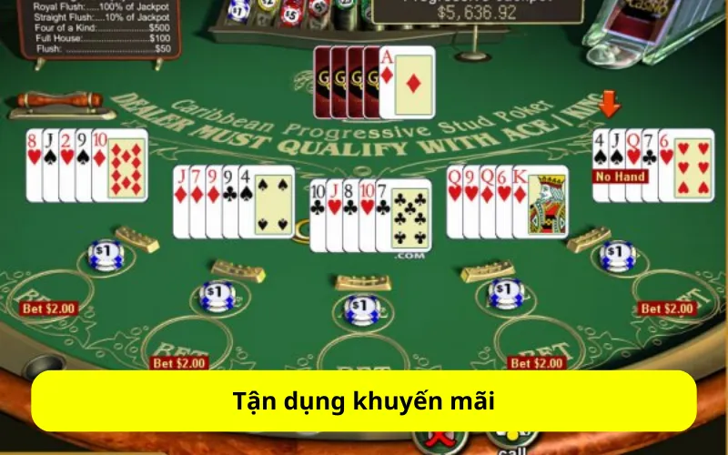 Tận dụng khuyến mãi