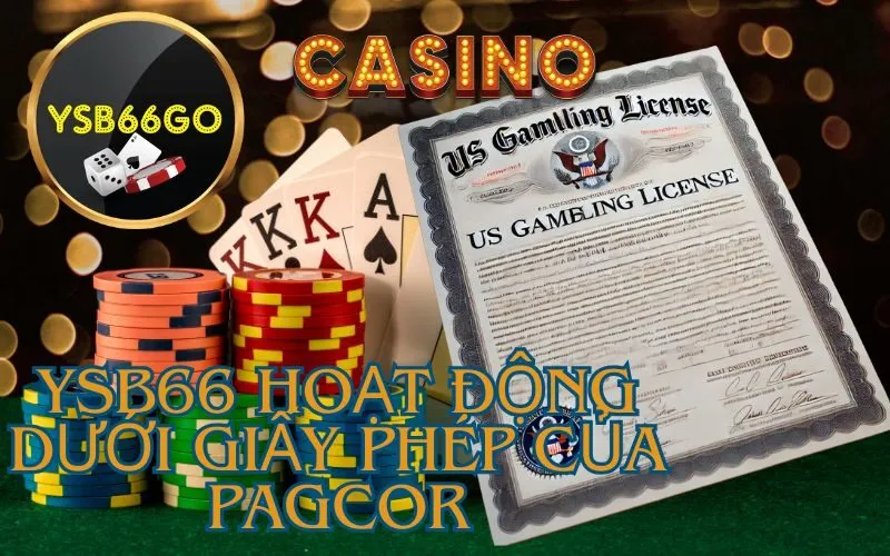 YSB66 hoạt động dưới giấy phép của PAGCOR